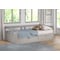 Alaterre Furniture Melody Twin to King Extendable Day Bed with Storage, Dove Gray AJME1080 - alternate 3